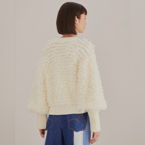 FARM Rio Cream Textured Cardigan - Picture 6 of 9